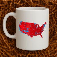 Accurate Map Of 2024 Election Results Mug