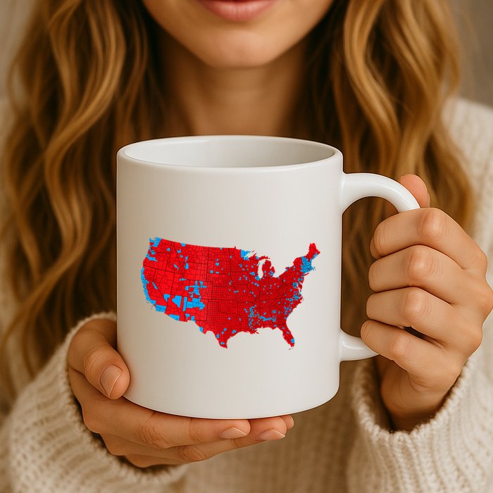 Accurate Map Of 2024 Election Results Mug
