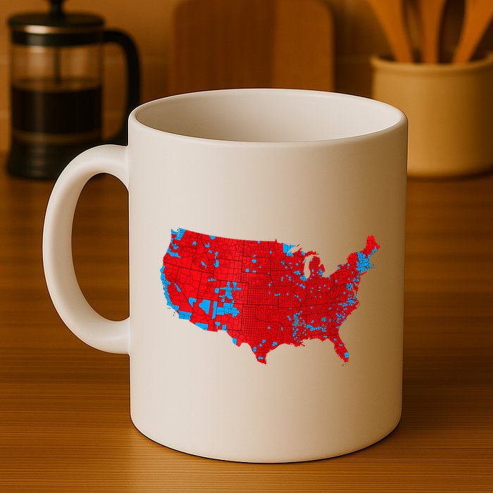 Accurate Map Of 2024 Election Results Mug