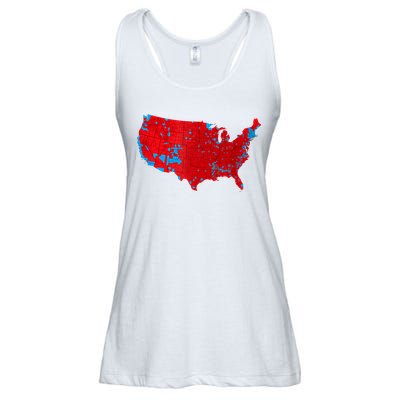 Accurate Map Of 2024 Election Results Ladies Essential Flowy Tank