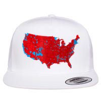 Accurate Map Of 2024 Election Results Flat Bill Trucker Hat