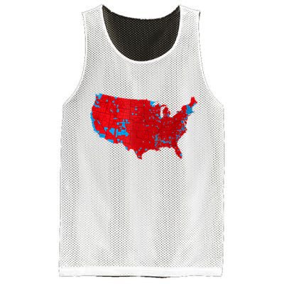 Accurate Map Of 2024 Election Results Mesh Reversible Basketball Jersey Tank