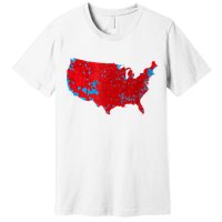 Accurate Map Of 2024 Election Results Premium T-Shirt