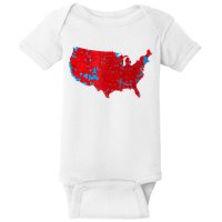 Accurate Map Of 2024 Election Results Baby Bodysuit