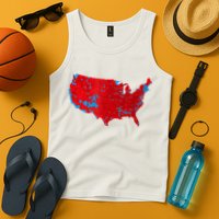 Accurate Map Of 2024 Election Results Tank Top