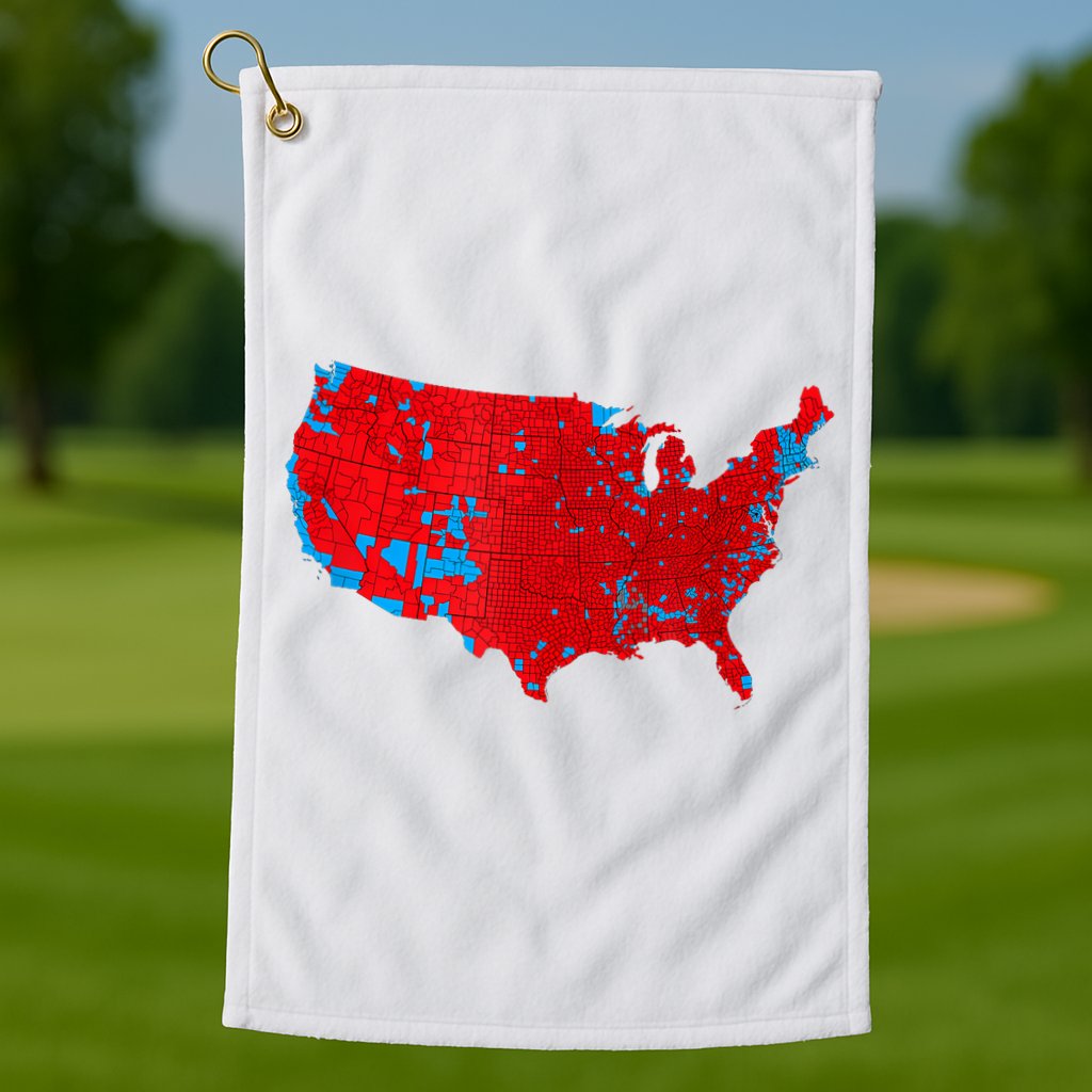 Accurate Map Of 2024 Election Results Golf Towel