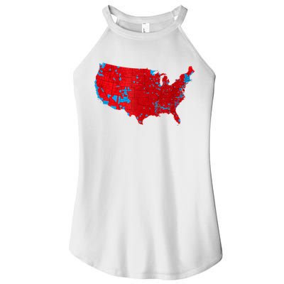 Accurate Map Of 2024 Election Results Women's Perfect Tri Rocker Tank