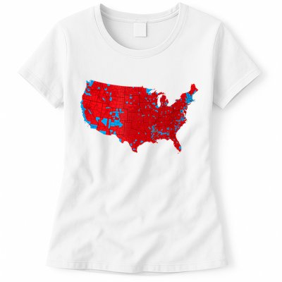 Accurate Map Of 2024 Election Results Womens T-Shirt