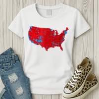 Accurate Map Of 2024 Election Results Womens T-Shirt