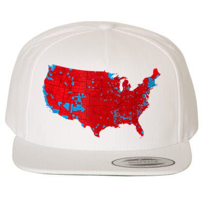Accurate Map Of 2024 Election Results Wool Snapback Cap