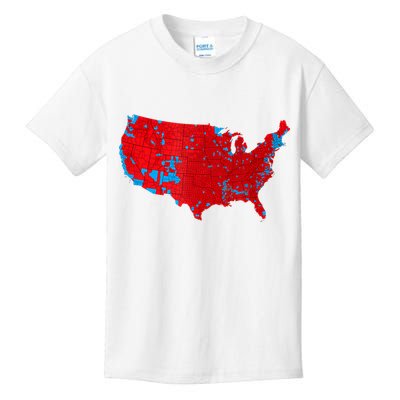 Accurate Map Of 2024 Election Results Kids T-Shirt