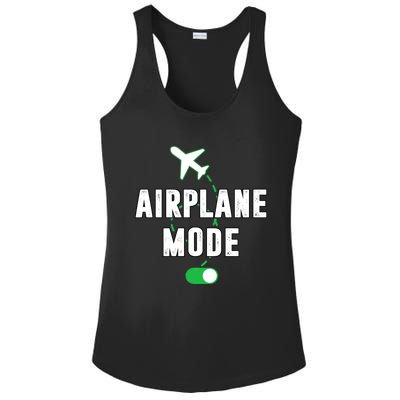 Airplane Mode On Summer Vacation Gift Ladies PosiCharge Competitor Racerback Tank