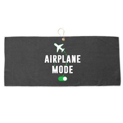 Airplane Mode On Summer Vacation Gift Large Microfiber Waffle Golf Towel