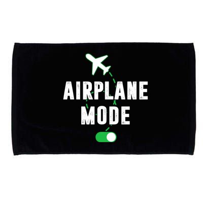 Airplane Mode On Summer Vacation Gift Microfiber Hand Towel