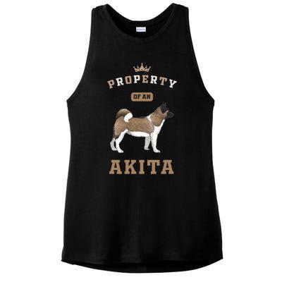 Akita Mom Or Akita Dad For Japanese Akita Or American Akita Gift Ladies PosiCharge Tri-Blend Wicking Tank