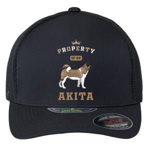 Akita Mom Or Akita Dad For Japanese Akita Or American Akita Gift Flexfit Unipanel Trucker Cap