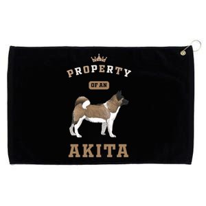 Akita Mom Or Akita Dad For Japanese Akita Or American Akita Gift Grommeted Golf Towel