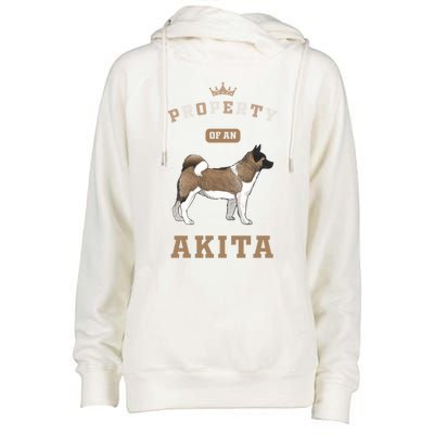 Akita Mom Or Akita Dad For Japanese Akita Or American Akita Gift Womens Funnel Neck Pullover Hood