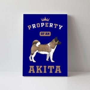 Akita Mom Or Akita Dad For Japanese Akita Or American Akita Gift Canvas