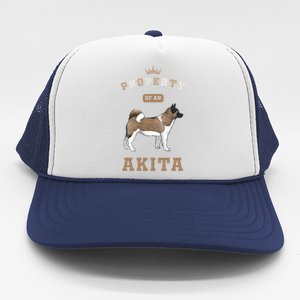 Akita Mom Or Akita Dad For Japanese Akita Or American Akita Gift Trucker Hat