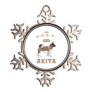 Akita Mom Or Akita Dad For Japanese Akita Or American Akita Gift Metallic Star Ornament