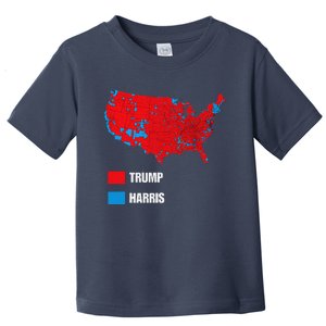 Accurate Map Of 2024 Election Results Trump Vs Harris Toddler T-Shirt