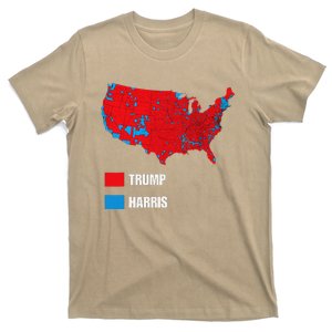 Accurate Map Of 2024 Election Results Trump Vs Harris T-Shirt