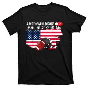 American Mode ON, American Football T-Shirt