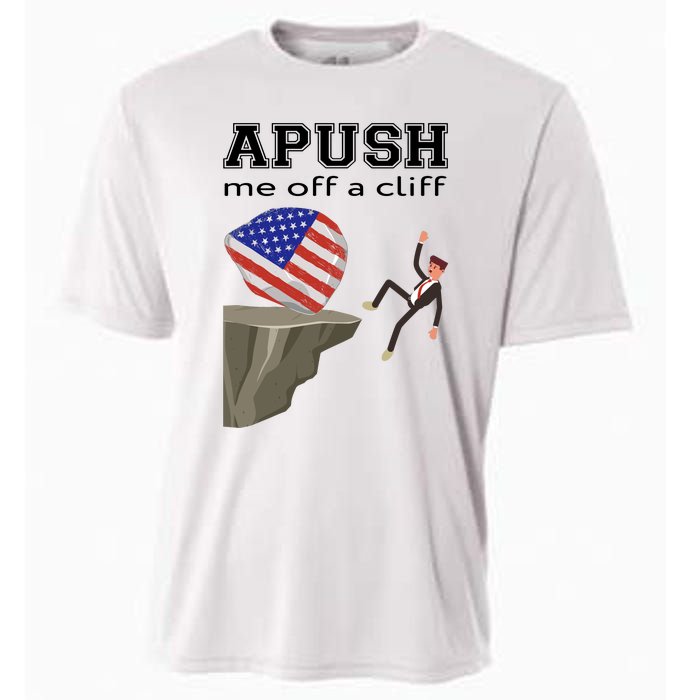 Apush Me Off A Cliff 2024 Ap Exam For Students Funny Trendy Cooling Performance Crew T-Shirt