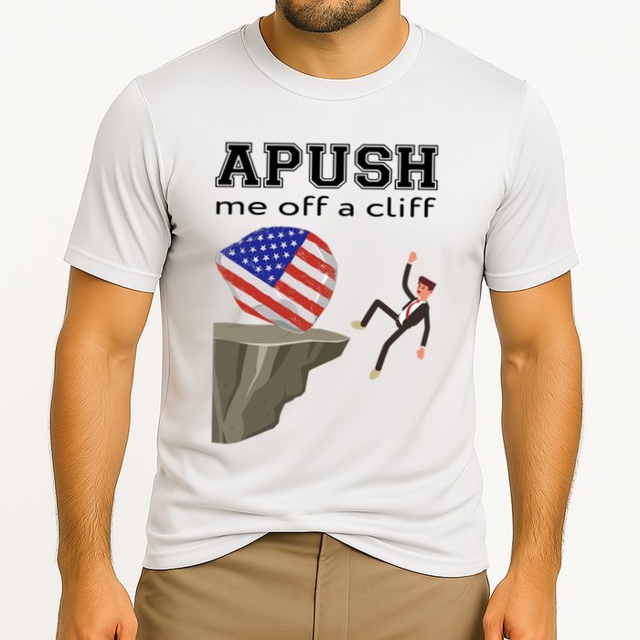 Apush Me Off A Cliff 2024 Ap Exam For Students Funny Trendy Performance Shirt