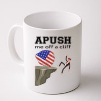Apush Me Off A Cliff 2024 Ap Exam For Students Funny Trendy Mug