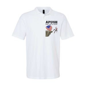 Apush Me Off A Cliff 2024 Ap Exam For Students Funny Trendy Softstyle Adult Sport Polo