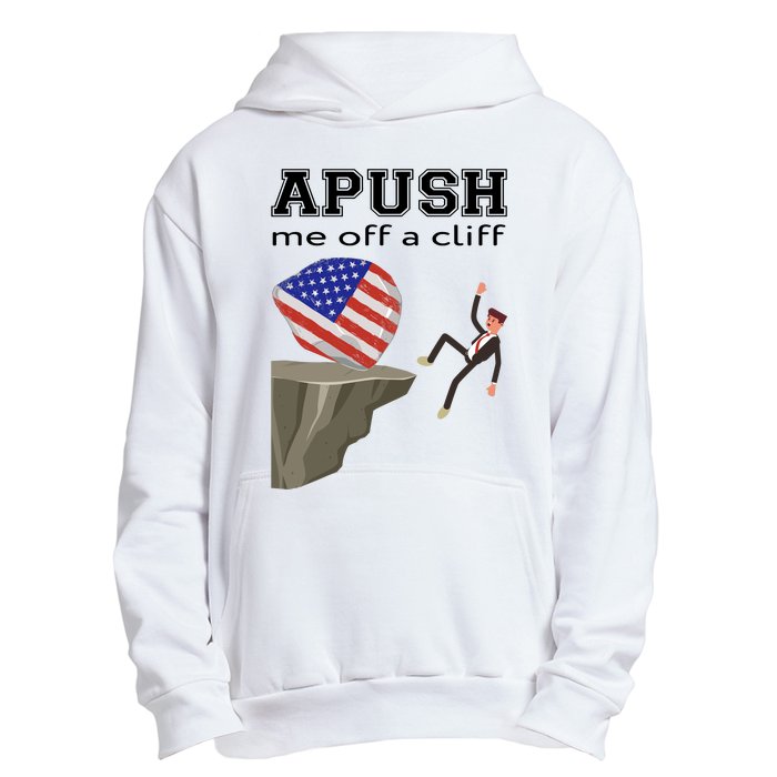 Apush Me Off A Cliff 2024 Ap Exam For Students Funny Trendy Urban Pullover Hoodie