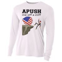 Apush Me Off A Cliff 2024 Ap Exam For Students Funny Trendy Cooling Performance Long Sleeve Crew