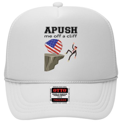 Apush Me Off A Cliff 2024 Ap Exam For Students Funny Trendy Trucker Hat