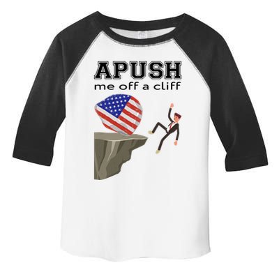 Apush Me Off A Cliff 2024 Ap Exam For Students Funny Trendy Toddler Fine Jersey T-Shirt
