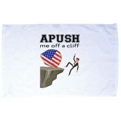Apush Me Off A Cliff 2024 Ap Exam For Students Funny Trendy Microfiber Hand Towel