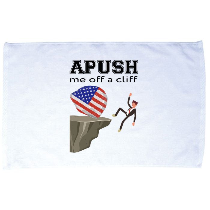 Apush Me Off A Cliff 2024 Ap Exam For Students Funny Trendy Microfiber Hand Towel