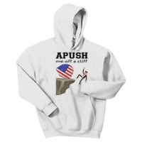 Apush Me Off A Cliff 2024 Ap Exam For Students Funny Trendy Kids Hoodie