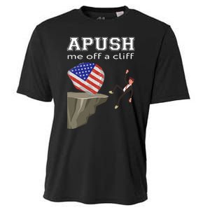 Apush Me Off A Cliff 2024 Ap Exam For Students Funny Trendy Cooling Performance Crew T-Shirt