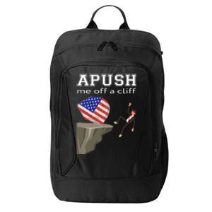 Apush Me Off A Cliff 2024 Ap Exam For Students Funny Trendy City Backpack