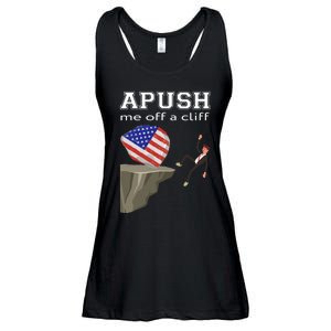 Apush Me Off A Cliff 2024 Ap Exam For Students Funny Trendy Ladies Essential Flowy Tank