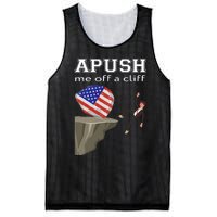 Apush Me Off A Cliff 2024 Ap Exam For Students Funny Trendy Mesh Reversible Basketball Jersey Tank