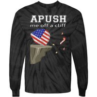 Apush Me Off A Cliff 2024 Ap Exam For Students Funny Trendy Tie-Dye Long Sleeve Shirt