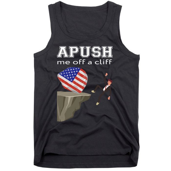 Apush Me Off A Cliff 2024 Ap Exam For Students Funny Trendy Tank Top