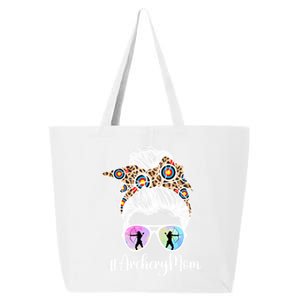 Archery Mom Of An Archer Mama Messy Bun Archery Mother Gift 25L Jumbo Tote