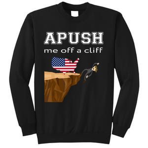 Apush Me Off A Cliff 2024 Ap Exam For Students Funny Trendy Sweatshirt