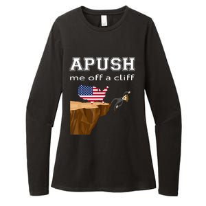 Apush Me Off A Cliff 2024 Ap Exam For Students Funny Trendy Womens CVC Long Sleeve Shirt