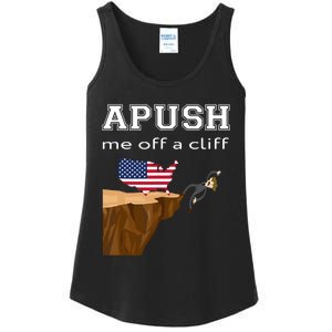 Apush Me Off A Cliff 2024 Ap Exam For Students Funny Trendy Ladies Essential Tank