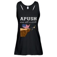 Apush Me Off A Cliff 2024 Ap Exam For Students Funny Trendy Ladies Essential Flowy Tank